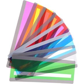 EXCEART Guided Reading Highlight Strips 8pcs Colored Overlays Reading Tracking Rulers Bookmark Highlighter with Line for Dyslexia to Reduce Visual Stress