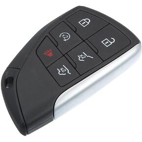 ACROPIX 433 MHz 6 Buttons Keyless Entry Remote Key Fob Fit for Chevrolet Suburban Tahoe 2021-2022 for GMC Yukon 2021-2022 YG0G21TB2 - Pack of 1 Black