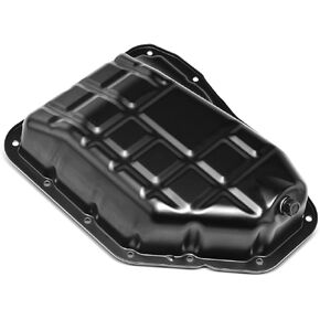 A-Premium Lower Engine Oil Pan Sump with Drain Plug Compatible with Kia Sorento 2011-2014, Sedona 2011-2012/2014, Cadenza 2014 & Hyundai Santa Fe, Santa Fe XL, Azera, Veracruz, 3.3L 3.5L 3.8L