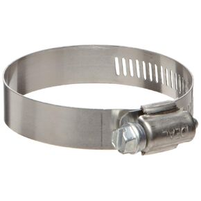 Ideal-Tridon Hy-Gear 50 Series Stainless Steel 201/301 Worm Gear Hose Clamp, General Purpose, 28 SAE Size, Fits 1-1/4 - 1-5/8" Hose ID, 32 mm - 57 mm Hose OD Range (Pack of 1)