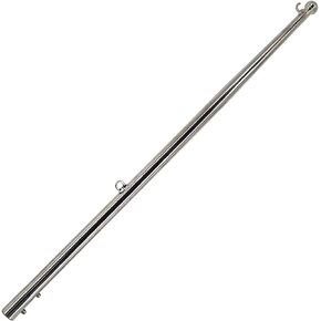 MARINE CITY Polished 304 Grade Stainless Steel Strong and Durable Flag Stanchion Pole 24 Inches for Marines – Boats – Yachts (Pack of 1)