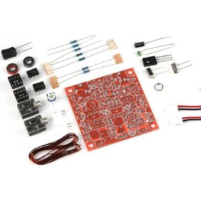Forty-9er 3W Accessories, HAM Radio CW Shortwave Transmitter Receiver DIY Radio Kit, Including Unsoldered Circuit Board, Scattered Components Kit, Circuit Diagram
