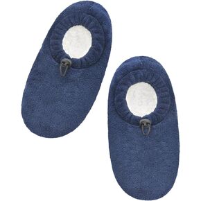 Panda Bros Mens Slipper Socks With Non Skid Bottoms, Warm Slipper Socks With Grippers For Men, Fuzzy House Slippers