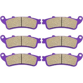 SCITOO Carbon Fiber Brake Pads Fit for 96 97 98 99 2000 2001 2002 2003 2004 2005 2006 2007 2008 2009 2010 for Honda