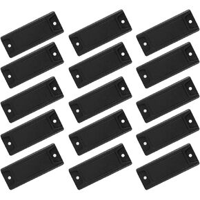 3pcs RFID ABS Strip Anti-Metal Tags Durable ABS Ntag213 Hard Strip Tag Waterproof RFID Tags with adhesive back, Black heat-resistant RFID tags for Home Security and Charging System (78 * 30mm)