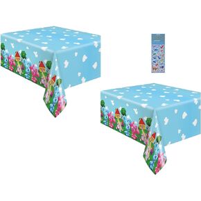 Unique Blue's Clues Birthday Baby Shower Party Supplies Bundle Pack Includes Plastic Table Covers - 2 Pack