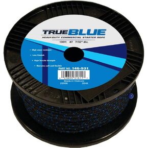 Stens 146-931 Trueblue 100' Starter Rope, 7 Solid Braid, ea, 1, 100-Feet, Blue