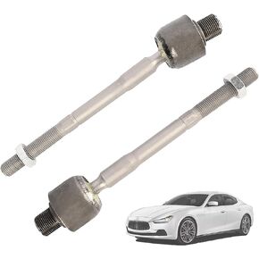 Inner Outer Tie Rod End Kit Compatible with Maserati Ghibli Base S SQ4 Q4, Quattroporte S SQ4 GTS 2014 2015 2016 Left & Right 4PCS Replace 673000005 673000006