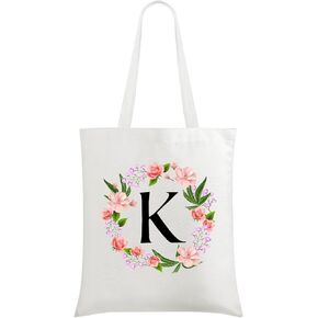 Custom Tote Bags,14x16inch Canvas Tote Bags Reusable Polyester Grocery Bag Travel Shopping Gift Bags for Women