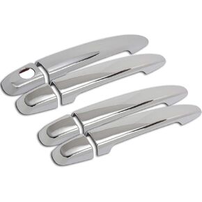 Outside Exterior Door Handle Set Fits For Toyota Highlander 2008-2013 Chrome 4Pcs