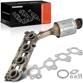 A-Premium Right Exhaust Manifold Catalytic Converter Kit Direct-Fit Compatible with Toyota 4Runner 2005-2009 4.7L & Lexus GX470 2005-2009 4.7L, EPA Compliant