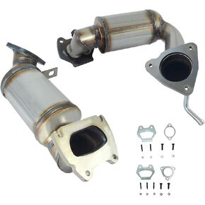Rear&Front Catalytic Converter Compatible with 2015 2016 2017 Chrysler 200 3.6L V6, Jeep Cherokee 3.2L 2014-2017 V6 (EPA Compliant)