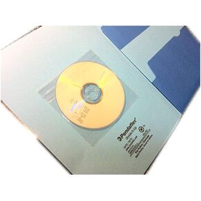 100 قطعة من أغلفة الأقراص المضغوطة وأقراص DVD المدعومة باللاصق الشفاف للمجلات والكتب ومجلدات الملفات in Kuwait