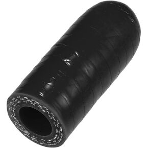 X AUTOHAUX 1 Pcs 30mm Length 10mm/0.39" ID Black Car Silicone Rubber Hose End Cap Silicone Reinforced Blanking Cap for Bypass Tube Universal