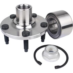 Autoround 518517 Front Wheel Hub Assembly Compatible with Ford Edge 2007 2008 2009 2010, Lincoln MKX 07-10 5 Lugs Non-ABS