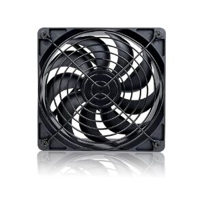 120x120x25mm 120mm 12V 0.45A 2Pin Computer Fan with AC Plug Cabinet Fan DC Brushless Cooling Fan Brushless DC Cooler Case Cooling Fan 12V gpu Mining rig Fan(2*3000RPM FAN + FAN SPEEDCONTROL)