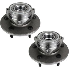 Autoround Pair 515017 Front Wheel Hub and Bearing Assembly Replacement for 97-00 Ford F-150 with 4x4 4WD 5-Lug 2-Wheel ABS