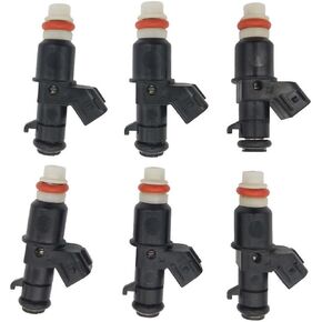 16450-RCA-A01 6pcs Set Fuel Injector 8 Holes Fits for Acura TL MDX Honda Accord Odyssey Pilot Ridgeline FJ485