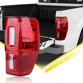 LED Tail Light Assembly Rear Lamps with Blind Spot (Module not Included) for 2019 2020 2021 2022 2023 Ford Ranger KB3Z-13405-G (Left Driver Side)