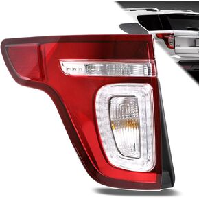 Tail Light Compatible with Ford Explorer 2011 2012 2013 2014 2015 Left Driver Side Replace:BB5Z13405C