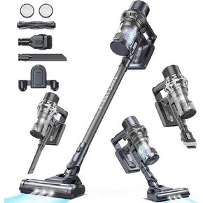 FirstLove Cordless Vacuum Cleaner, 25Kpa Powerful Suction Power Stick Vacuum with Rechargeable Battery, 6-in-1 Lightweight Handheld Vacuum Perfect for Pet Hair Carpet Floor Cleaner in Saudi Arabia