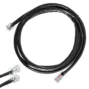 APG Printer Interface Cable CD-101A for Cash Drawer to Printer Connection with MultiPRO Interface, RJ12/ RJ45 Male,Compatible with EPSON Star Printers (Black-5ft)