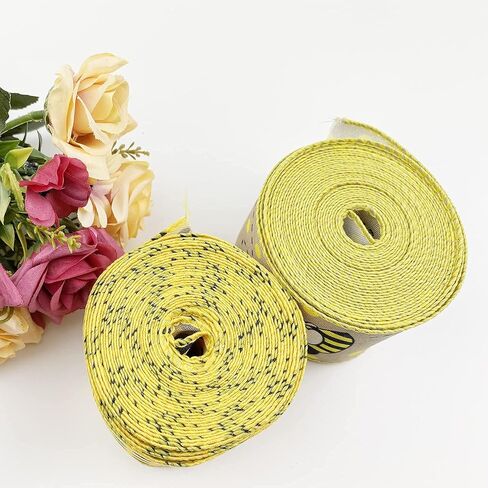 12 ياردة نحل العسل الشريط نقطة خط الحرير حافة كبيرة النحل الحرفية الديكور ديكور الحفلات ، فيونكات شعر ، صياغة وخياطة in Kuwait