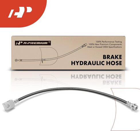 A-Premium Rear Center Brake Hydraulic Hose Compatible with Select Nissan Models - Frontier 1998-2004, Titan 2004-2009, RWD - Replace# 462108B410 in Saudi Arabia
