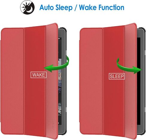 JETech Case for Amazon Fire HD 10 Tablet 10.1" (7th / 9th Generation, 2017 Release / 2019 Release, NOT for 11th / 5th Generation, 2021 Release / 2015 Release) Smart Cover with Auto Sleep/Wake (Black) in Saudi Arabia