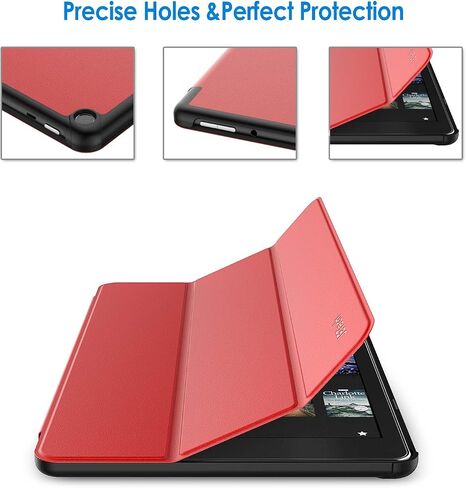 JETech Case for Amazon Fire HD 10 Tablet 10.1" (7th / 9th Generation, 2017 Release / 2019 Release, NOT for 11th / 5th Generation, 2021 Release / 2015 Release) Smart Cover with Auto Sleep/Wake (Black) in Saudi Arabia
