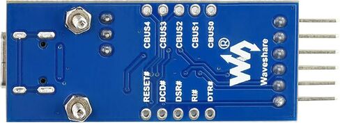 FT232 USB to UART TTL Module USB-C Connector Compatible 3.3V/5V Logic Level, Supports Mac OS, Linux, Android, Wince, Windows 7/8/8.1/10/11 (2pcs Pack) in Saudi Arabia