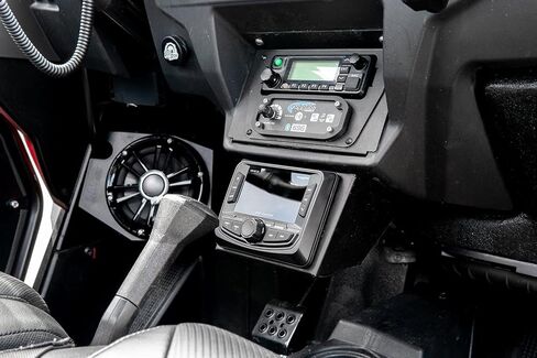 حامل العرض السفلي Polaris RZR - يعمل حامل الجيب لوحدة الرأس البحرية إذا كان لديك راديو قوي أو PCI in Kuwait