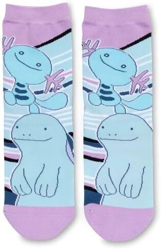 Pokémon Center: جوارب الكاحل Wooper وQuagsire وShellos (3 أزواج) (مقاس واحد للبالغين) in Saudi Arabia