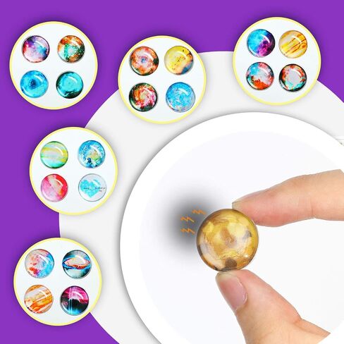 Ceramic Magnets for Craft Fridge Refrigerator Magnets with Transparent Glass Cabochons Round Disc Ferrite Ceramic Magnets for DIY Fridge Craft Making Magnet with Adhesive Backing in Saudi Arabia