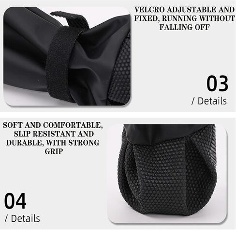 Boots for Dogs, Dog Paw Boot Waterproof Dog Boots Anti-Slip Dog Shoes, Dog Paw Protector for Small Medium Dogs, Dirty-Proof Dog Booties with Auxiliary Strap for Snow Day Outdoor Walking (Small) in Saudi Arabia
