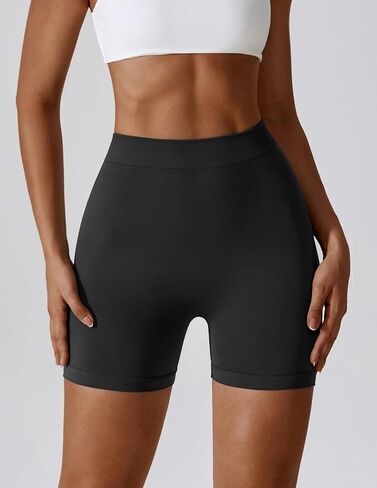 ABOCIW Workout Shorts for Women Seamless V Back Scrunc Butt Gym Shorts Tummy Control High Waist Booty Yoga Shorts in Saudi Arabia