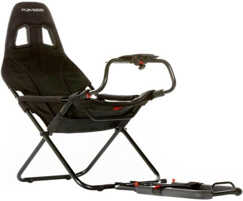 Playseat Challenge Sim Racing Cockpit | قابلة للطي وقابلة للتعديل | لسباقات Sim عالية الأداء | مدمجة ومرنة | يدعم جميع عجلات القيادة والدواسات | للكمبيوتر ووحدة التحكم | طبعة النشاط in Kuwait