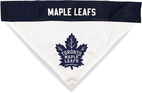 Pets First NHL Toronto Maple Leafs Reversible Bandana Size XX-Large for Dogs & Cats. 2 Sided Sports Bandana, Premium Embroidery Team Logo, Many NHL Teams Available in Saudi Arabia