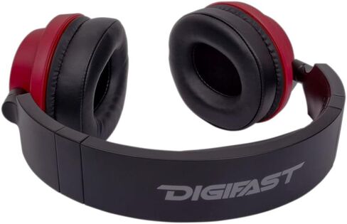سماعة ألعاب Digifast Orpheus White، ميكروفون قابل للتعديل لإلغاء الضوضاء، التحكم عن بعد في مستوى الصوت/الميكروفون، التوصيل والتشغيل، مشغل 50 مم، صوت افتراضي 7.1 in Kuwait