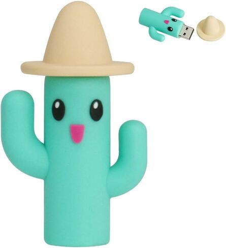 16 جيجابايت 2.0 بندريف كارتون لطيف نبات الصبار نموذج محرك فلاش USB ذاكرة عصا يو القرص تخزين البيانات صورة هدايا التخرج (16 جيجابايت) in Kuwait