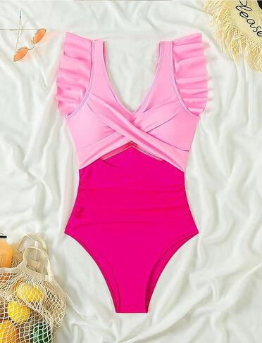 One Piece Swimsuit Women Tummy Control 2024 Bikini Swimsuit Cutout for Women Bathing suit for women in Saudi Arabia