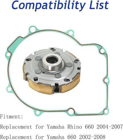 استبدال وسادة القابض الرطب والحشية لياماها الكركدن YFM660 YXR 2004-2007 5KM-16620-00-00 in Saudi Arabia