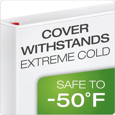 Cardinal 56200 Locking Slant D-Ring Binder 1-Inch Cap, 11-Inch x17-Inch , White in Saudi Arabia