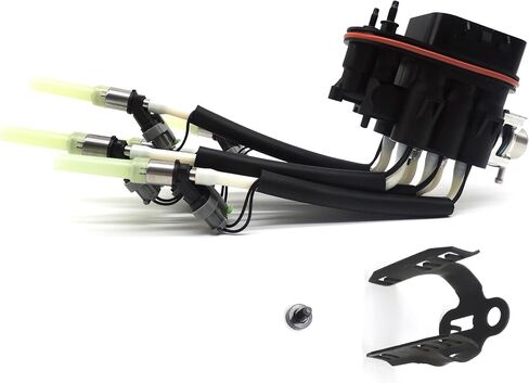 HiSport 6 Cylinders Fuel Injector Assembly - Spider Fuel Injector with Retaining Bracket, Compatible with GMC Chevrolet Savana Sierra Safari Express Astro 4.3L V6 in Saudi Arabia