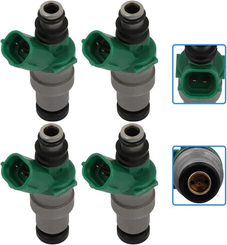 Injectors Kit,SCITOO 2 Holes Fuel Injector fit for 1996-1999 for Toyota Paseo 1.5L, 1995-1998 for Toyota Tercel 1.5L,Set of 4 in Saudi Arabia