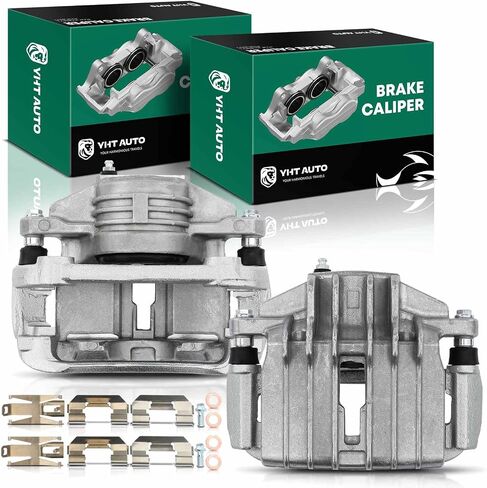 Set of 2 Front Brake Caliper Assembly for Chevrolet Malibu Classic Pontiac Grand Am Oldsmobile Alero Cutlass in Saudi Arabia
