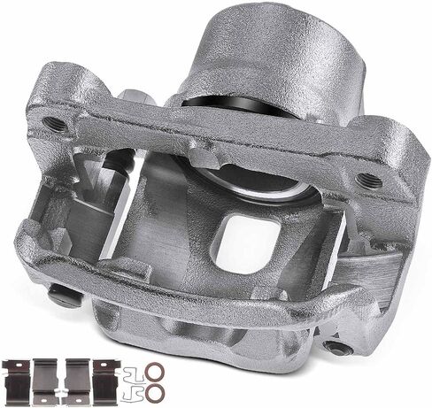 A-Premium Disc Brake Caliper Assembly with Bracket Compatible with Select Toyota Models - Tacoma 1995 1996 1997 1998 1999 2000 2001 2002 2003 2004, L4 2.4L, V6 3.4L - Front Left Driver Side in Saudi Arabia