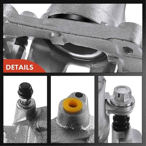 A-Premium Disc Brake Caliper Assembly with Bracket Compatible with Select Toyota Models - Tacoma 1995 1996 1997 1998 1999 2000 2001 2002 2003 2004, L4 2.4L, V6 3.4L - Front Left Driver Side in Saudi Arabia