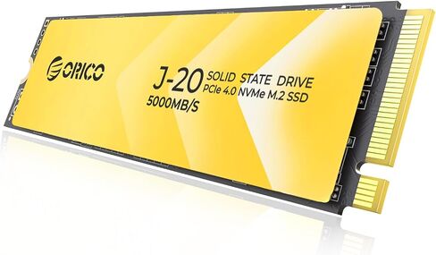 ORICO J20 1TB NVMe SSD, M.2 NVMe SSD PCIe Gen4x4 2280, 3D NAND Internal Solid State Drive, Read Speed up to 4700 MB/s, Compatible with PS5, Storage for PC, Desktop and Laptops -J20 in Saudi Arabia