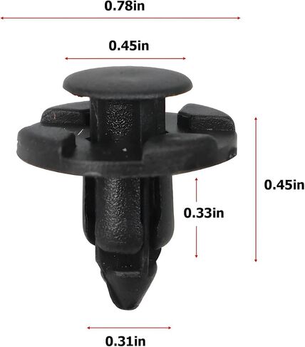 50PCS Car Retainer Fender Clips, OEM#015 53-09321 Nylon Automotive Bumper Shield Fastener Rivets, Push-Type Vehicle Door Trim Fender Panel, Universal for SUV, Truck, RV in Saudi Arabia